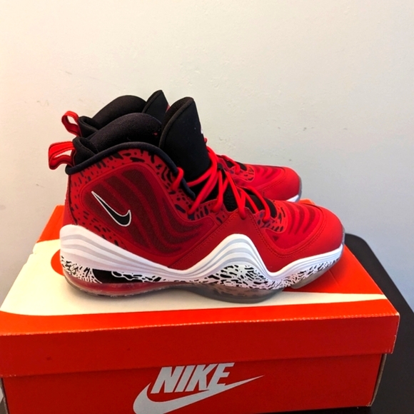 NEW Nike Air Penny 5 GS 'University Red' Size 7Y - Picture 5 of 12
